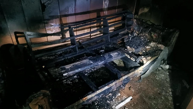 Elektrikli soba evi küle çevirdi