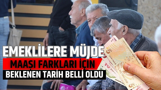 Emeklilere müjde: Maaşı farkları için beklenen tarih belli oldu...