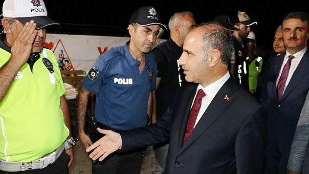 Aktaş, trafik denetiminde