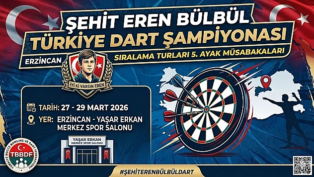 Eren Bülbül Türkiye Dart Şampiyonası'nın yeri belli oldu