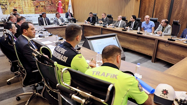 Erzincan'da trafik toplantısı yapıldı