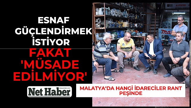 Esnafa 'müsade edilmiyor'