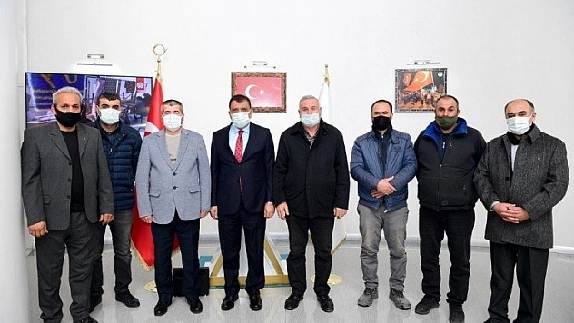 Esnaf ziyaret etti