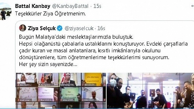 Selçuk'tan teşekkür