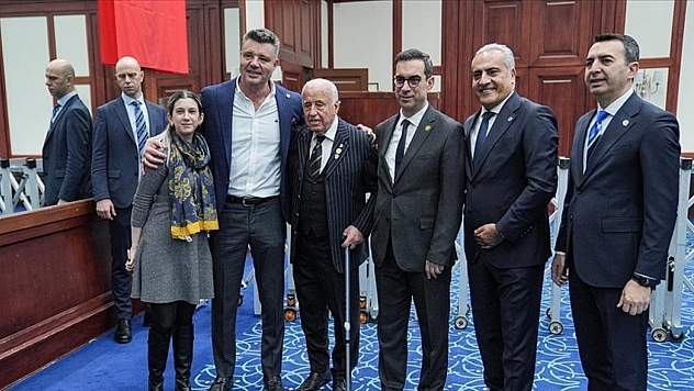 Fenerbahçe'de bayramlaşma töreni