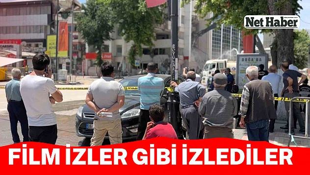 Film izler gibi izlediler