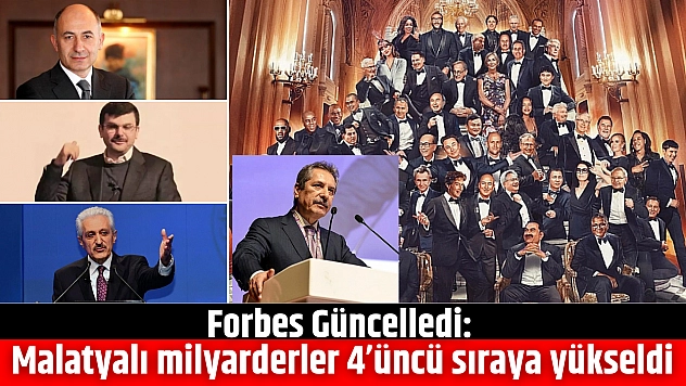 Forbes Güncelledi: Malatyalı milyarderler 4'üncü sıraya yükseldi