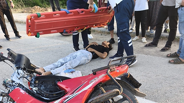 Malatya'da korkutan kaza! Sürücü yola savruldu