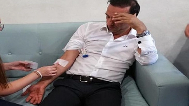 Golün heyecanına dayanamadı