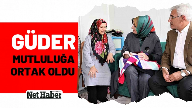 Güder, mutluluğa ortak oldu