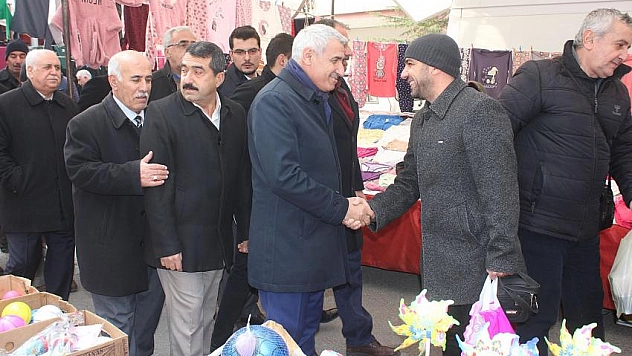 Güder pazarı gezdi