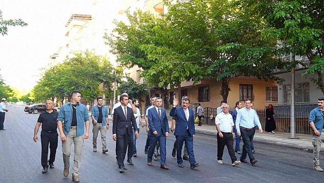 Çalışmaları yerinde incelediler