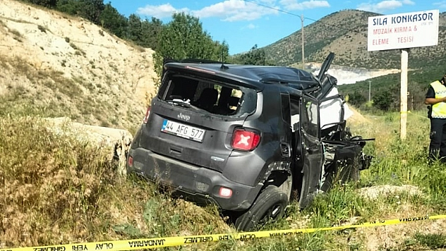 Malatya'da feci kaza: 1 kişi hayatını kaybetti!