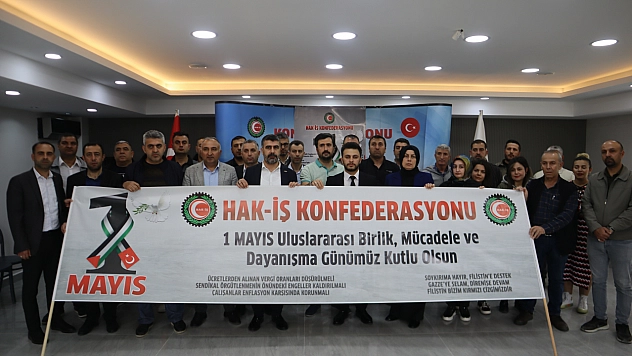HAK-İŞ 1 Mayıs'ta Alanlarda: Haklarımız için buradayız…