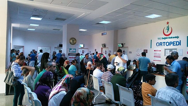 Hasta yoğunluğu yaşanıyor 