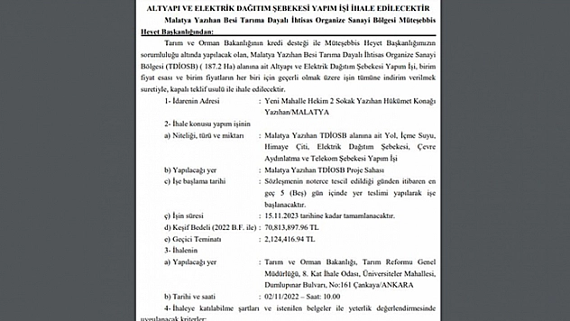 Nihayet ihaleye çıkıyor