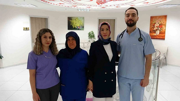 Malatya'da kuşak buluşması: Hemşire annelerin doktor çocukları