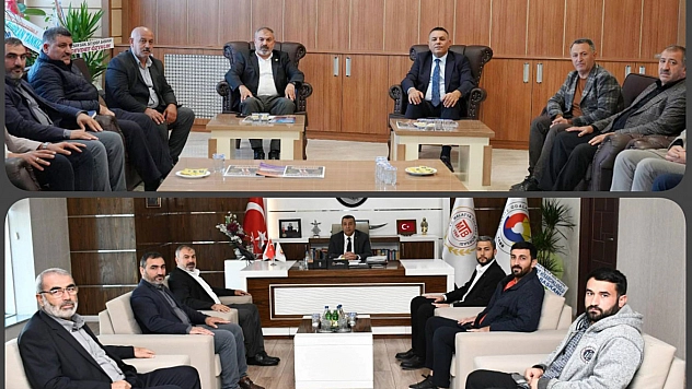 HÜDA PAR'dan MTSO ve MTB başkanlarına ziyaret
