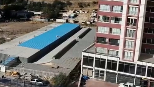 Hurdacılar Sitesi'nde yangın çıktı