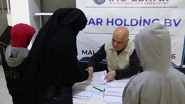 IHO EBRAR'dan Malatya'da ihtiyaç sahibi ailelere yardım