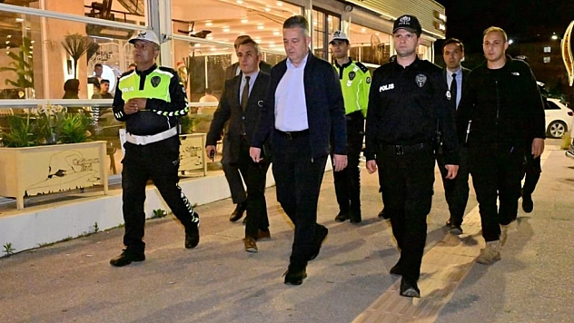 İl Emniyet Müdürü Nazman sahada incelemelerde bulundu