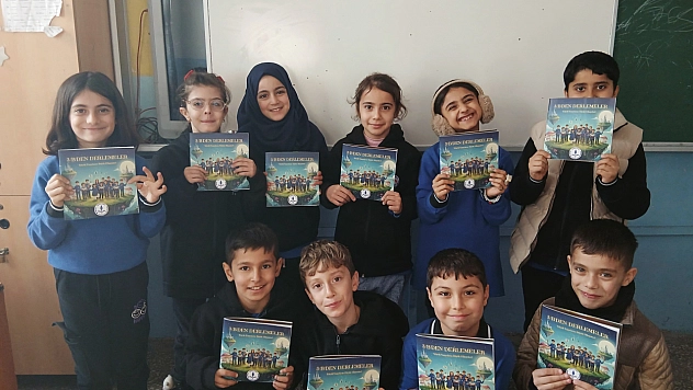 İlkokul öğrencileri, hayallerini kitaba taşıdı
