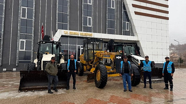 İpek yolunda belediye ekipleri görev başında