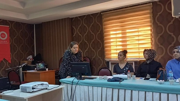 İş yerinde sağlıklı yaşam eğitimi verildi