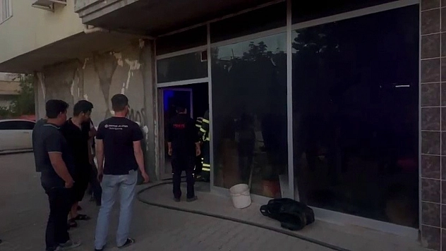 İş yerinde yangın çıktı