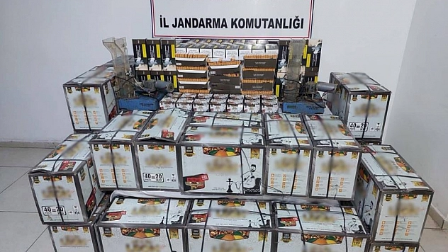 Kaçak nargile malzemeleri ele geçirildi