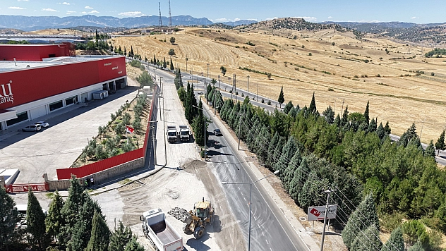 Kahramanmaraş'ta yol çalışmaları