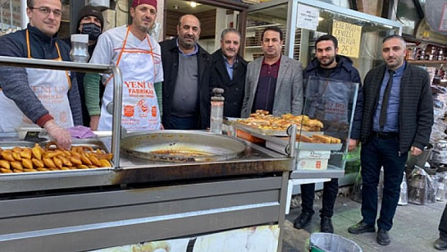 Kahveci esnafı gezdi