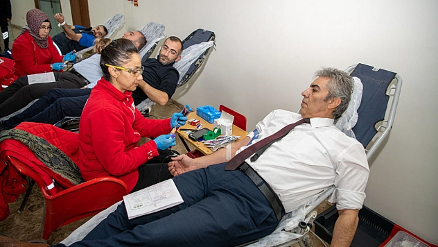 Kan bağışına destek