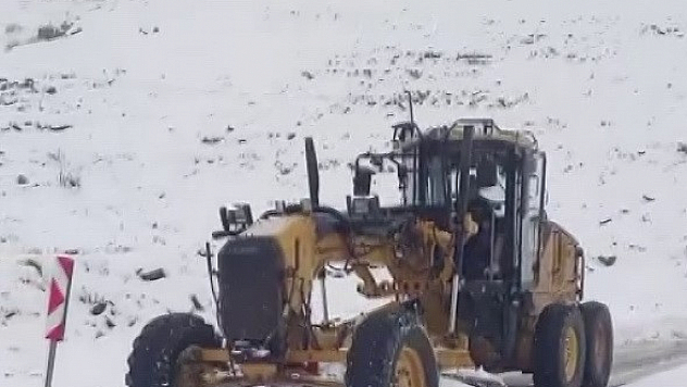 Kapanan Nemrut Dağı yolu ulaşıma açıldı