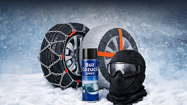 Kar yağışları başladı, lastik zinciri satışları 10 kat arttı