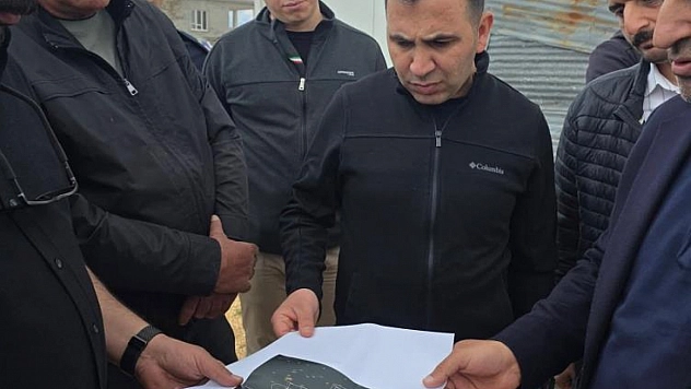 Kaymakam Algın kalıcı konutlar ve cami inşaatını inceledi