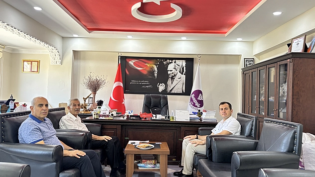 Kaymakam Kılıçaslan'dan Başkan Cömertoğlu'na ziyaret