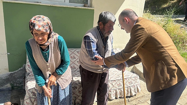 Kaymakamdan şehit ailelerine ziyaret