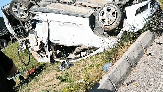 Kayseri-Malatya yolunda cezaevi aracı kaza yaptı: 7 yaralı