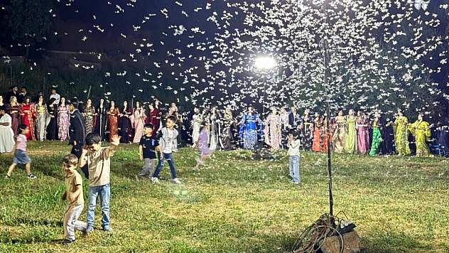 Kına gecesini kelebekler bastı! Halaylar yarım kaldı