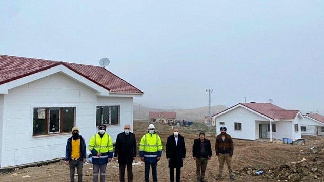 Kırsala 540 deprem konutu