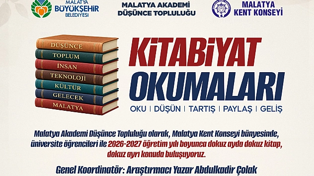 Kitabiyat Okumaları başlıyor: 9 ayda 9 kitap, 9 farklı konu