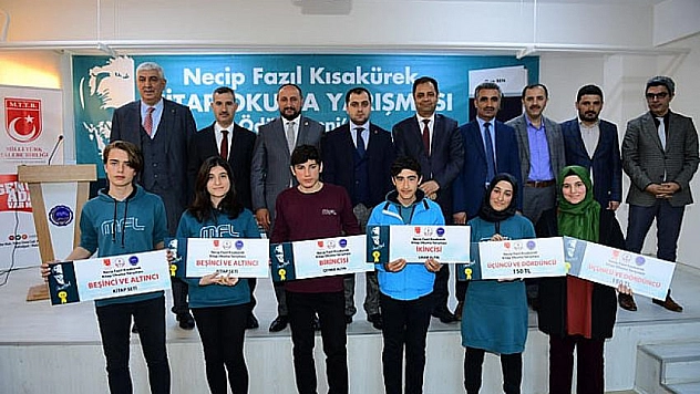 Kazananlar ödüllendirildi 
