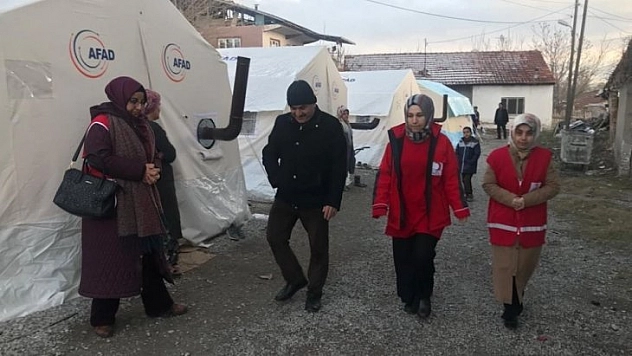Kızılay depremde etkin görev yaptı