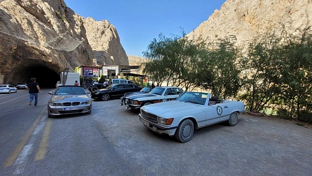 Klasik araç tutkunları Kemaliye'de