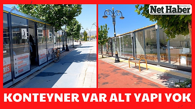 Konteyner var alt yapı yok 