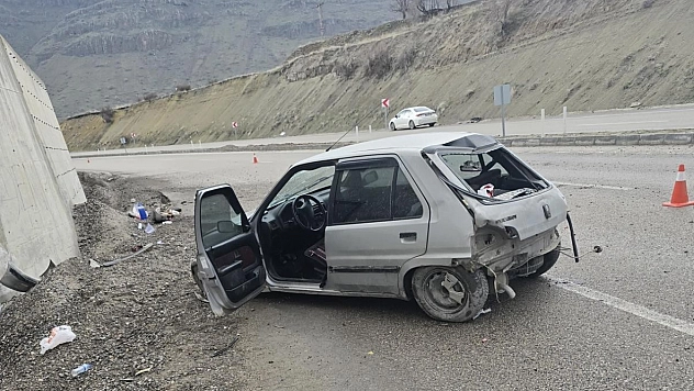 Malatya Kayseri yolunda kaza: 1 yaralı