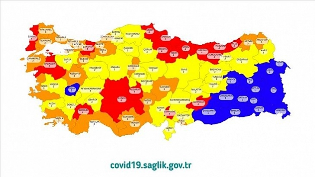 Kovid-19 risk haritası