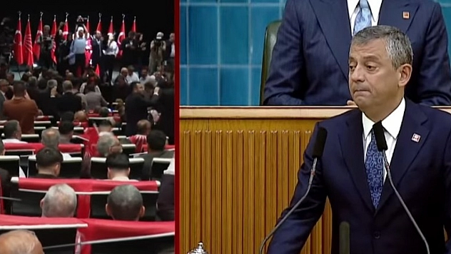 Kürsüyü kapan Özgür Özel oldu!