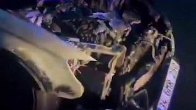 Lüks araç alevlere teslim oldu